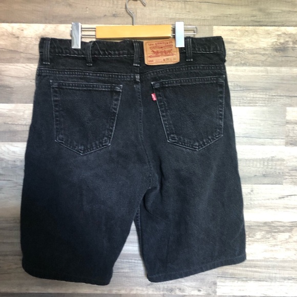 Levi’s 550 Black Denim Men's Shorts Size 36 - Picture 9 of 12